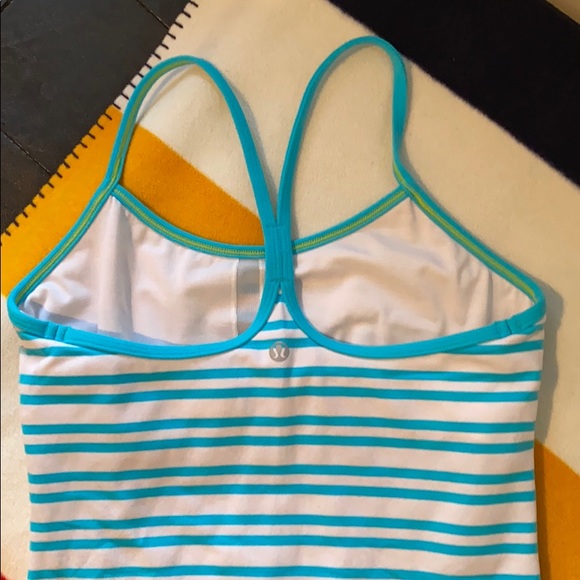 Power Y lululemon tank top blue striped - Picture 5 of 6